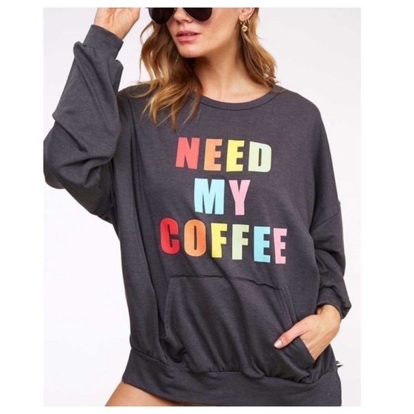 “NEED My Coffee” Graphic Sweatshirt - Picture 6 of 8